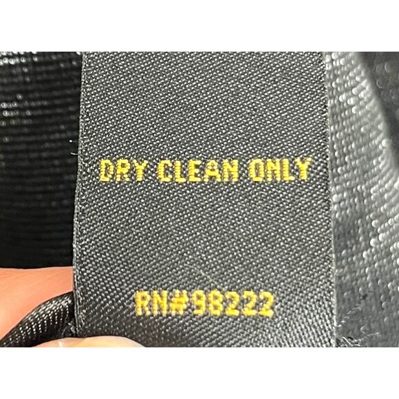 SERENA Williams Women's Sz 1XL Black Shimmery Party Blazer Zipper Cuff - Picture 11 of 11